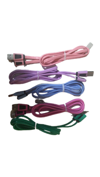 Imagen de CABLE MICRO USB PVC CHATO COLORES 1 METRO SUELTO-XWBCH5